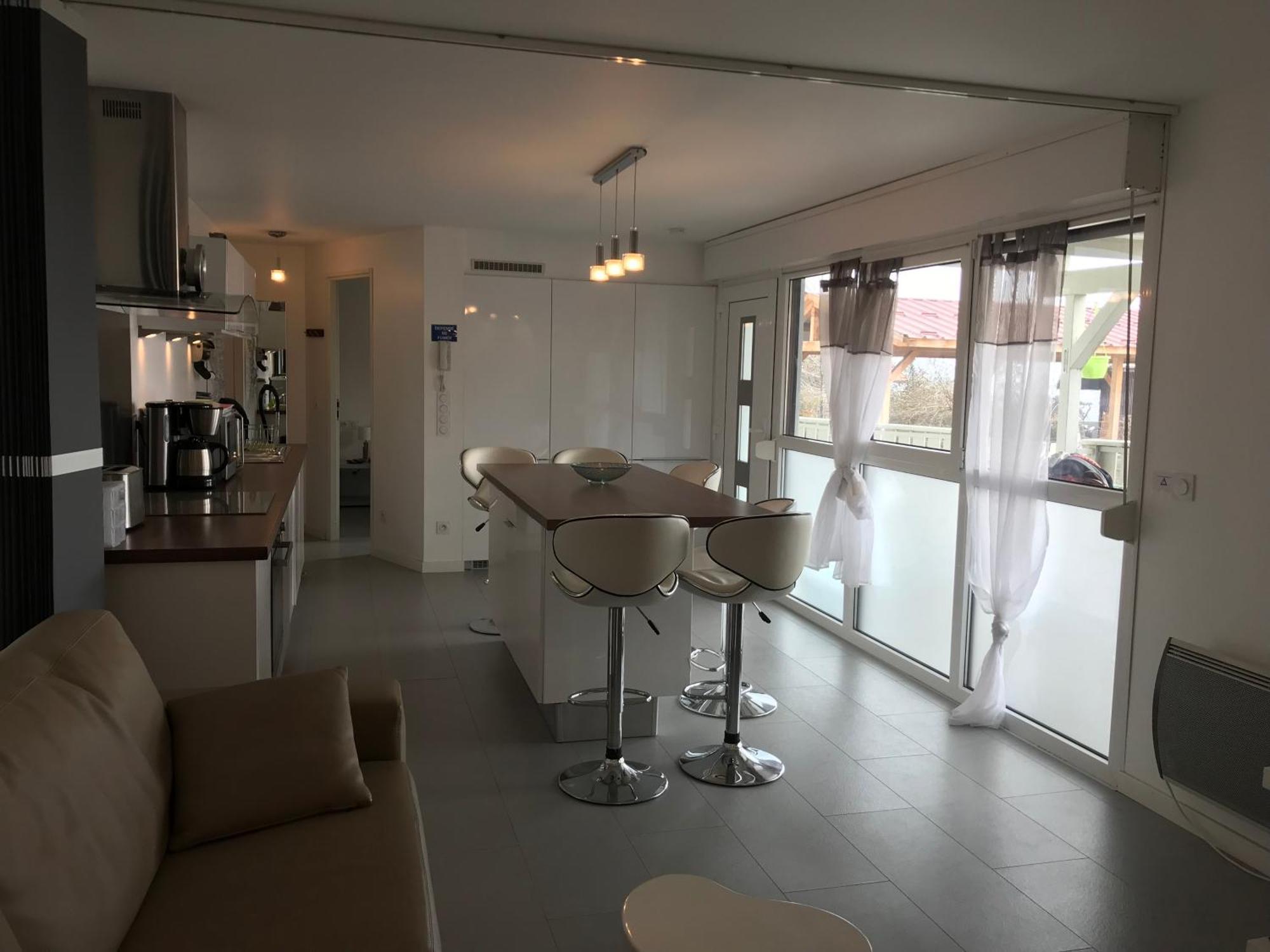 Appartement T2 face au Mont Blanc au Plateau d'Assy à Passy  Extérieur photo